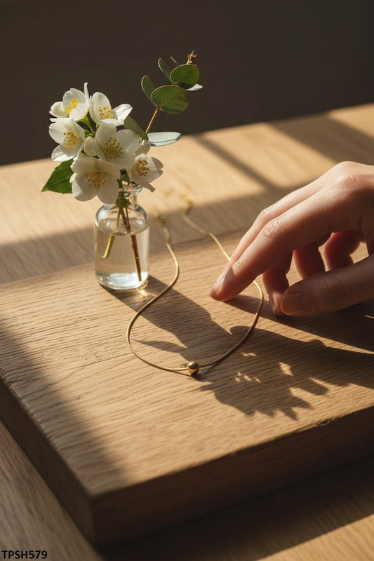 Pure Sphere Minimalist Necklace